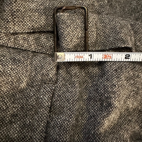 Vintage Free People WOOL buckle waist trousers Gray - Picture 16 of 16